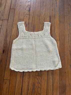 Rico Knit Tank Top - Cream